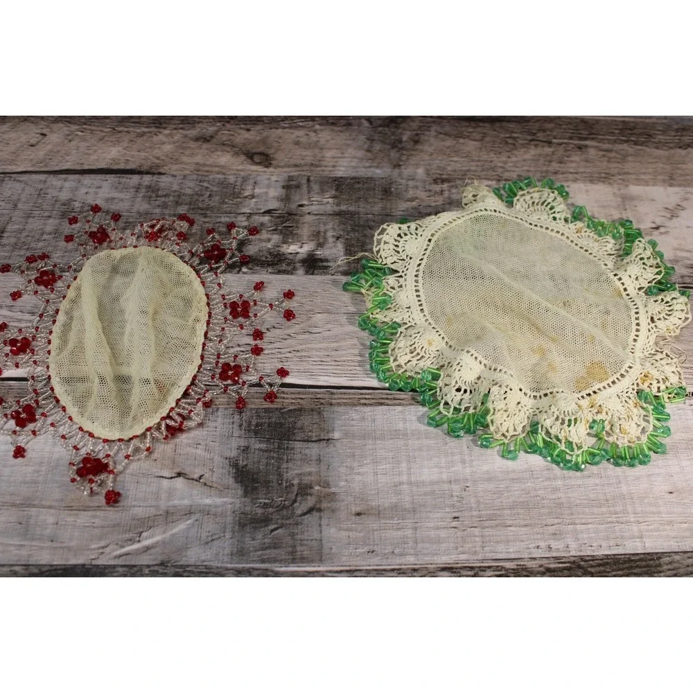 Handmade vintage beaded